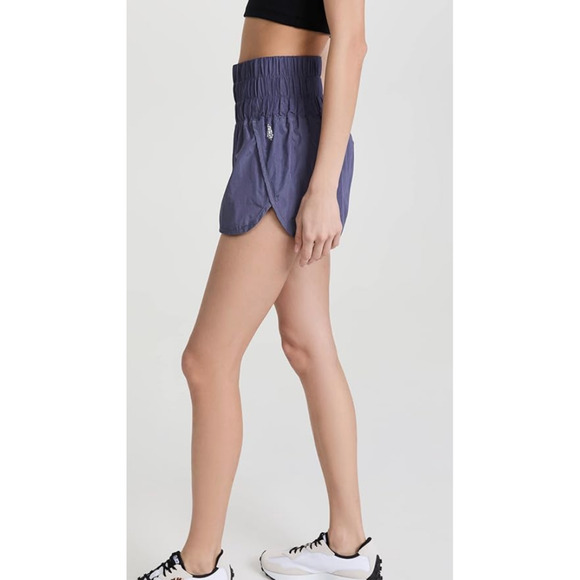 FREE PEOPLE MOVEMENT The Way Home Shorts Lined in Deep Sea - Picture 3 of 13